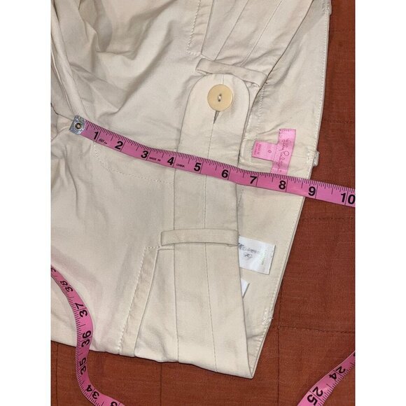 Lilly Pulitzer Womens Beige Khaki Pants Size 0 Cotton/Spandex - Picture 6 of 8
